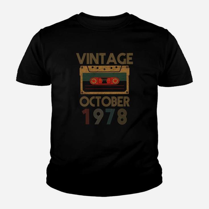 Vintage October 1978 Kid T-Shirt
