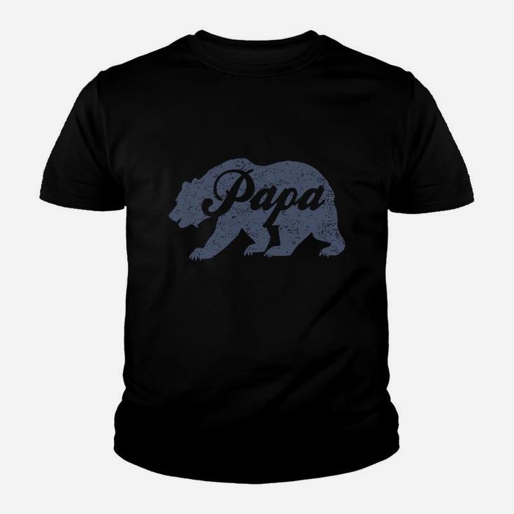 Vintage Papa Bear Father's Day Gift Kid T-Shirt