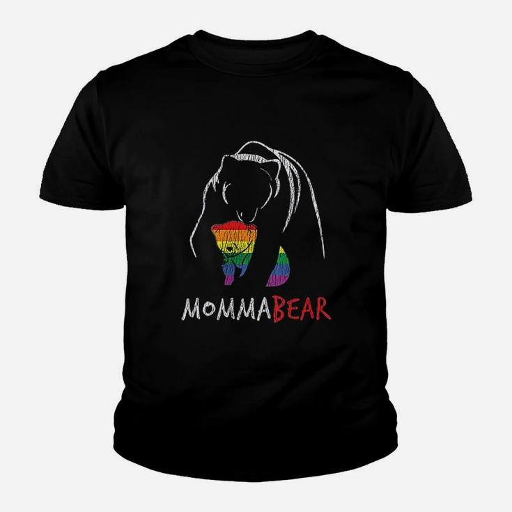 Vintage Rainbow Mama Bear Good Gifts For Mom Kid T-Shirt