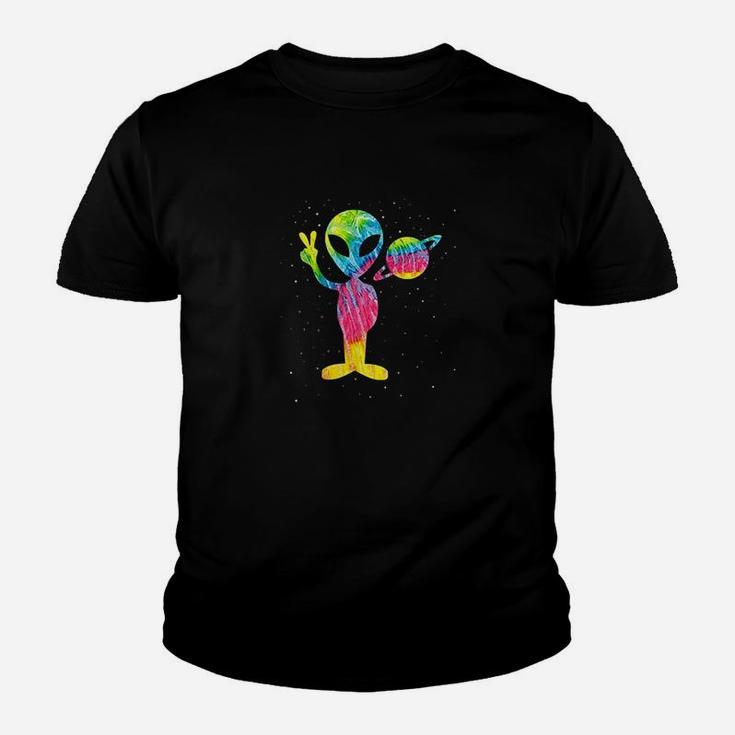Vintage Retro 1970s Tie Dye Groovy Alien Peace T-Shirt Vintage Retro 1970s Tie Dye Groovy Alien Peace T-Shirt