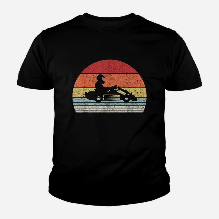 Vintage Retro Go Kart Driver Racing Gift Go Karting Kid T-Shirt