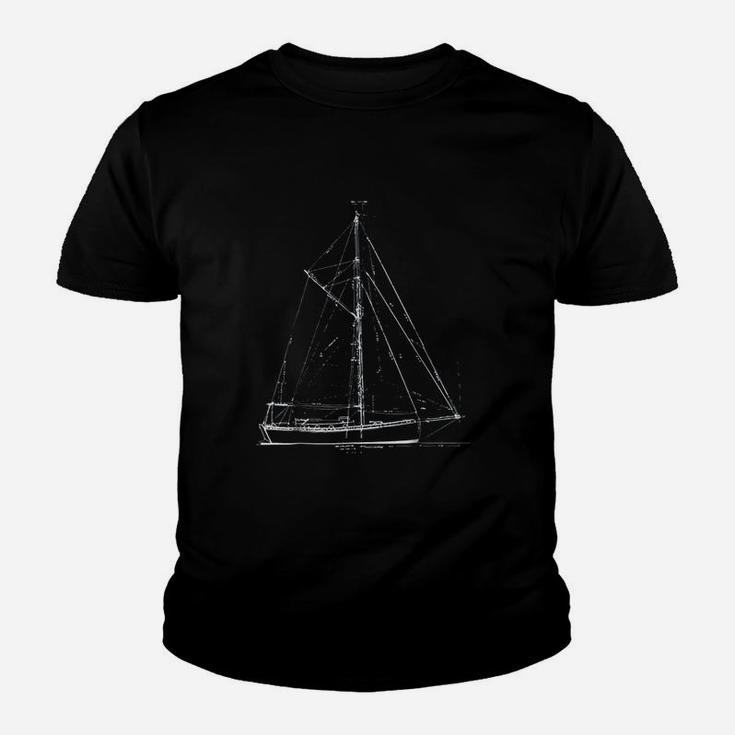 Vintage Retro Sailboat Kid T-Shirt