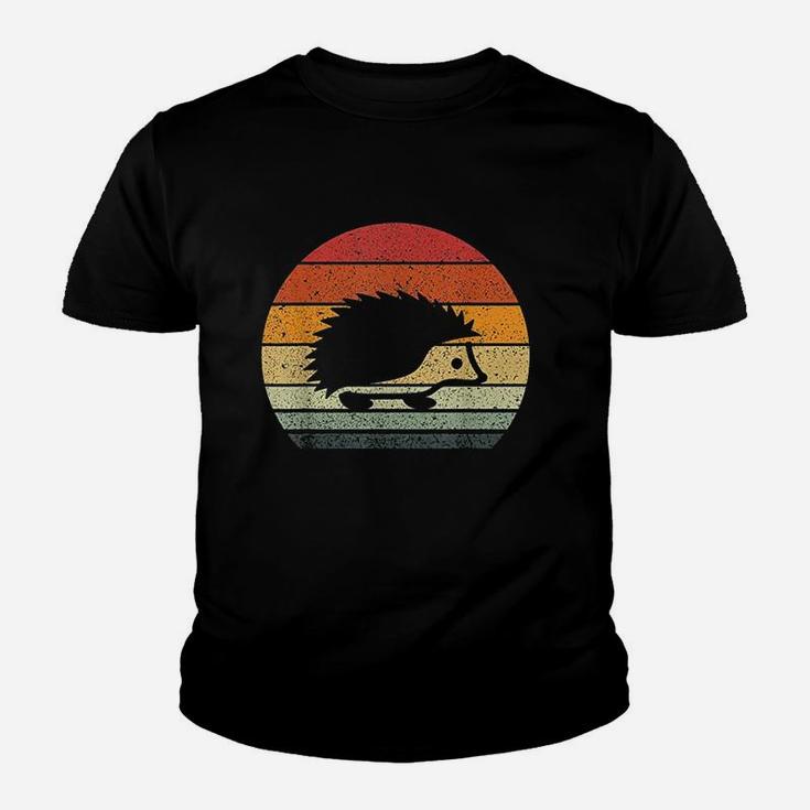Vintage Retro Sunset Hedgehog Kid T-Shirt