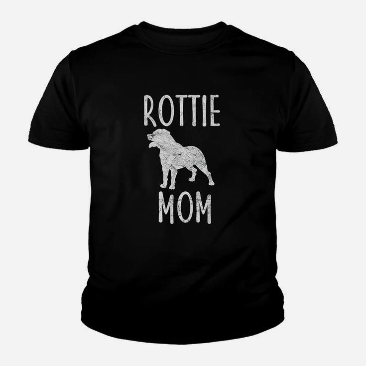 Vintage Rottweiler Mom Gift Rott Dog Owner Rottie Mother Kid T-Shirt