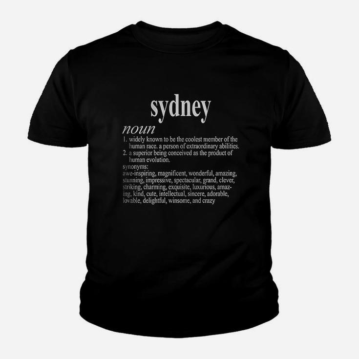 Vintage Style Sydney Funny First Name Definition Kid T-Shirt