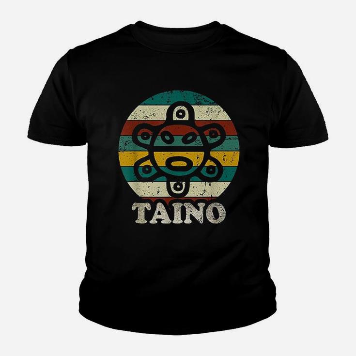 Vintage Sun Distressed Taino Sun Symbol Gift Taino Kid T-Shirt