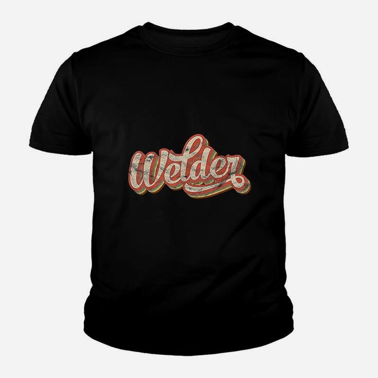 Vintage Welder Gift Funny Welding Kid T-Shirt