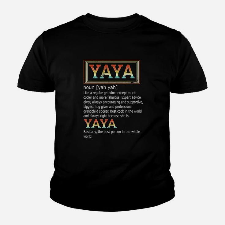 Vintage Yaya Definition Kid T-Shirt