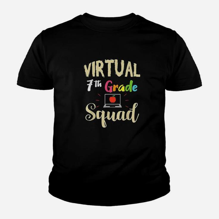 Virtual 7th Grade Squad Teacher Student Back To School Kid T-Shirt