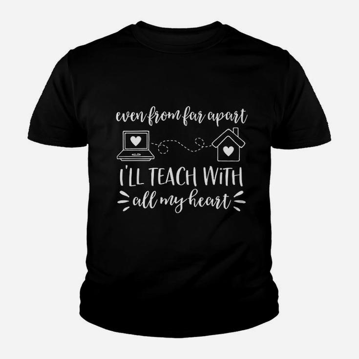 Virtual Teacher First Day Of School Distance Learning Kid T-Shirt
