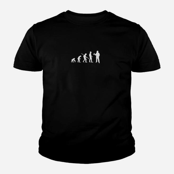 Vom Neandertaler Zum Feuerwehrmann Kinder T-Shirt