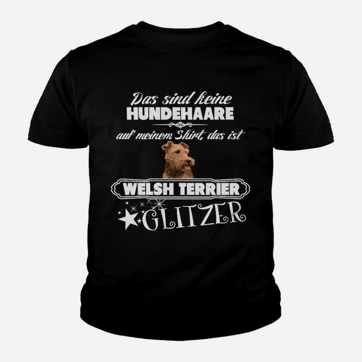 Walisisch Terrier Glitzer Kinder T-Shirt