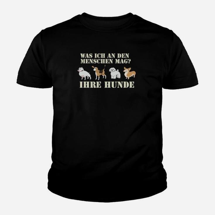War Ich Ein Den Menschen Mag Ihre Hunde- Kinder T-Shirt