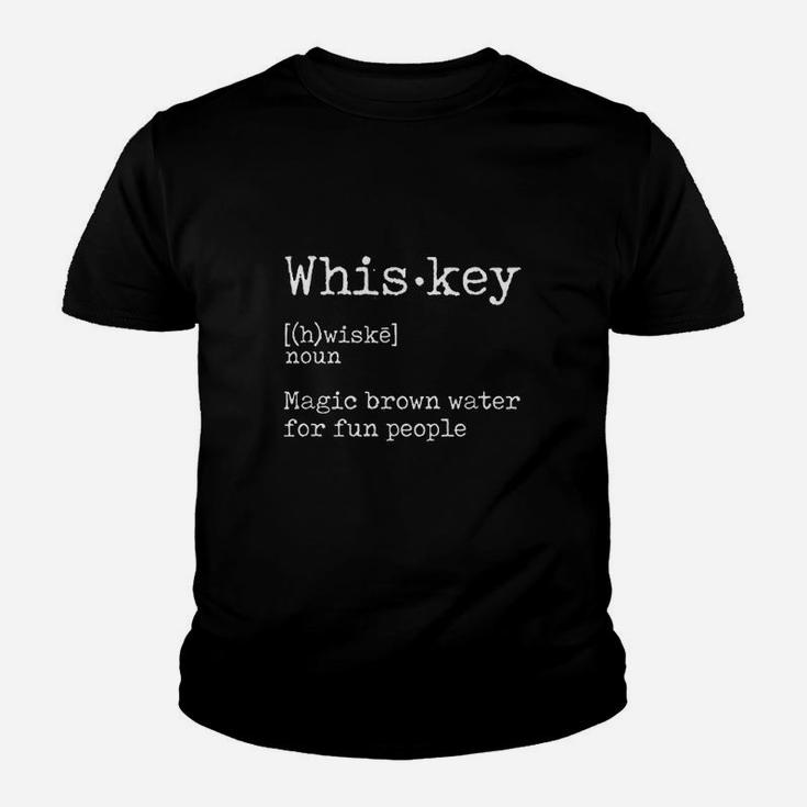 Whiskey Definition Magic Brown Water For Fun People Kid T-Shirt