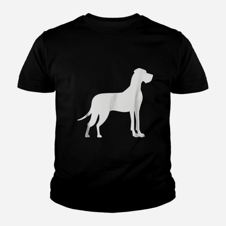 White Great Dane Dogs Kid T-Shirt