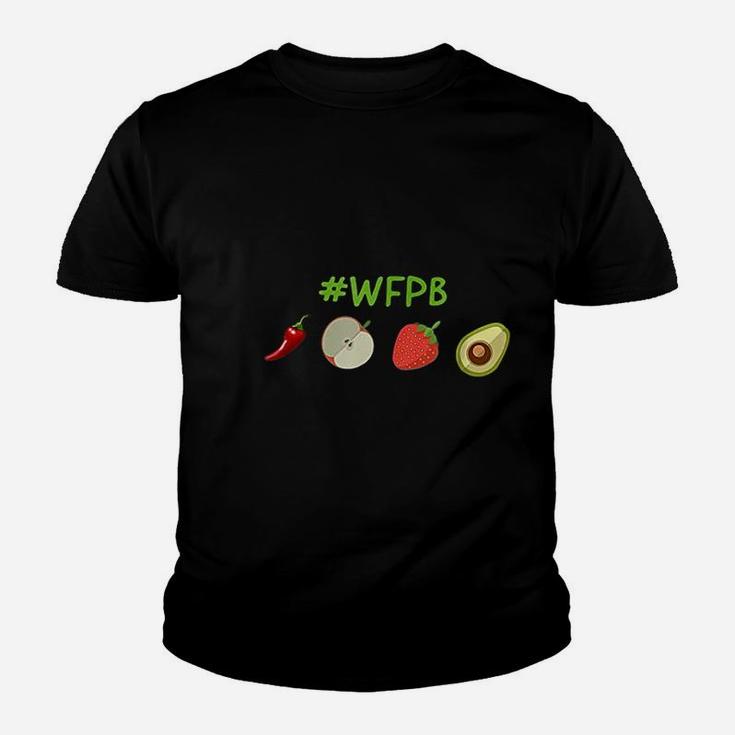 Whole Food Plant Based Vegan Nutrition Food Kid T-Shirt
