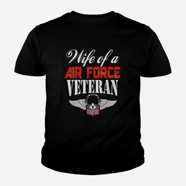 Wife Of Air Force Veteran Kid T-Shirt