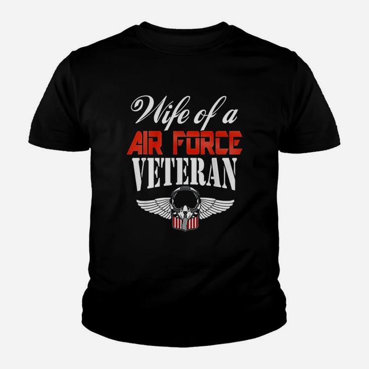 Wife Of Air Force Veteran Women Gift Kid T-Shirt