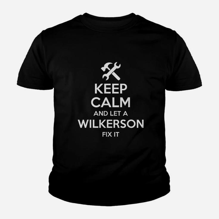 Wilkerson Funny Surname Birthday Family Tree Reunion Gift Kid T-Shirt