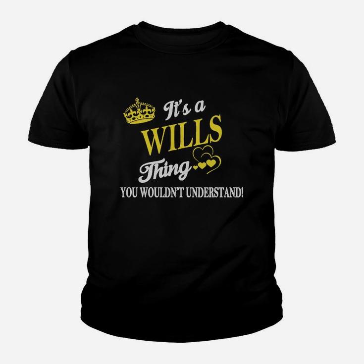 Wills Shirts - It's A Wills Thing You Wouldn't Understand Name Shirts Youth T-shirt