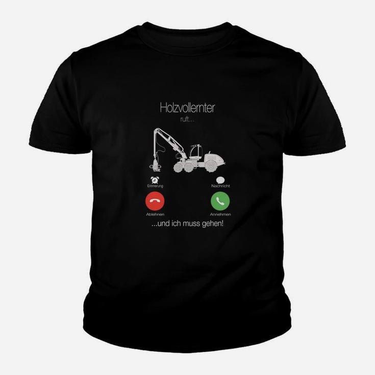 Witziges Holzfäller Spruch Kinder Tshirt, Lustiges Waldarbeitershirt