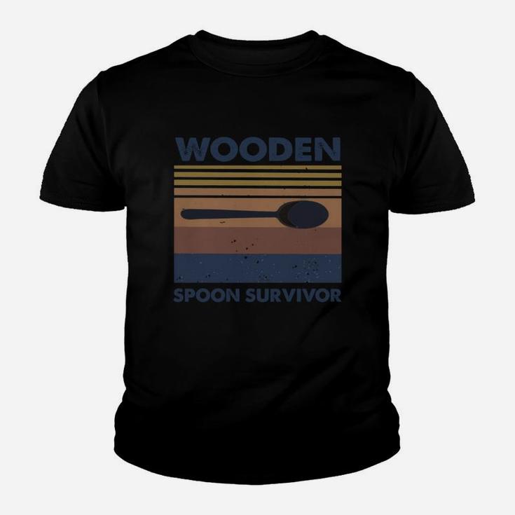Wooden Spoon Survivor Vintage Kid T-Shirt