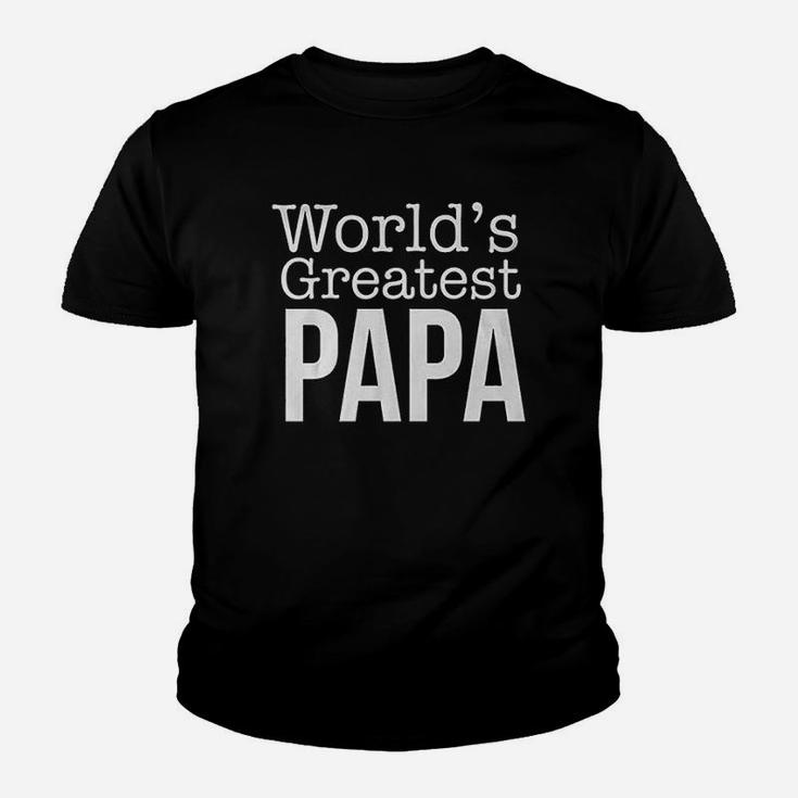 World Greatest Papa Grandpa Love Family Wise Best Kid T-Shirt
