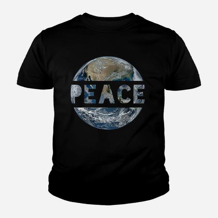World Peace On Earth Conscious Humanity Love And Kindness Kid T-Shirt
