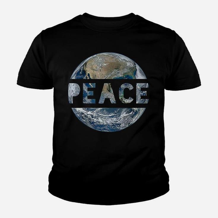 World Peace On Earth Conscious Humanity Love And Kindness Youth T-shirt