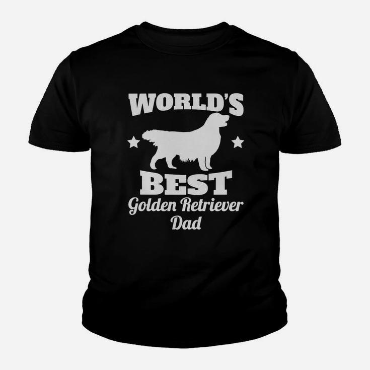 Worlds Best Golden Retriever Dad - Men's T-shirt Kid T-Shirt