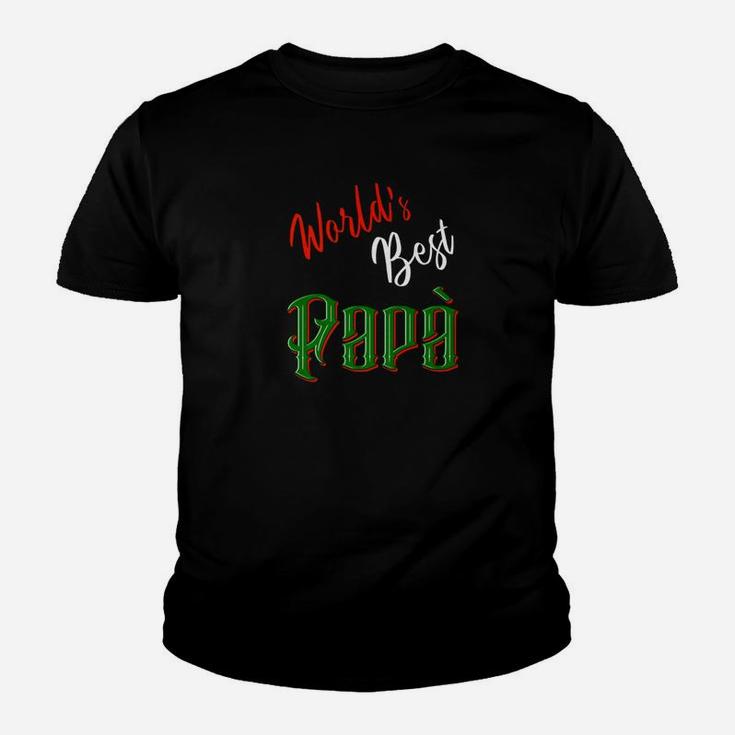 Worlds Best Papa Fathers Day, best christmas gifts for dad Kid T-Shirt