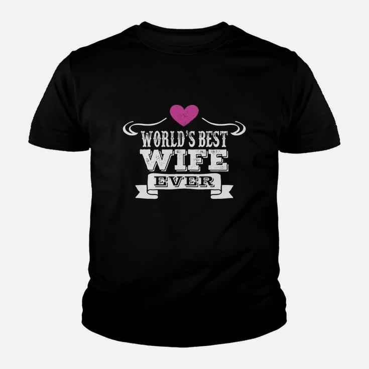 World's Best Wife Ever Kid T-Shirt