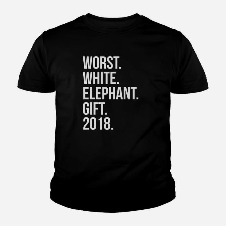 Worst White Elephant Gift 2018 Tee Funny Christmas Kid T-Shirt