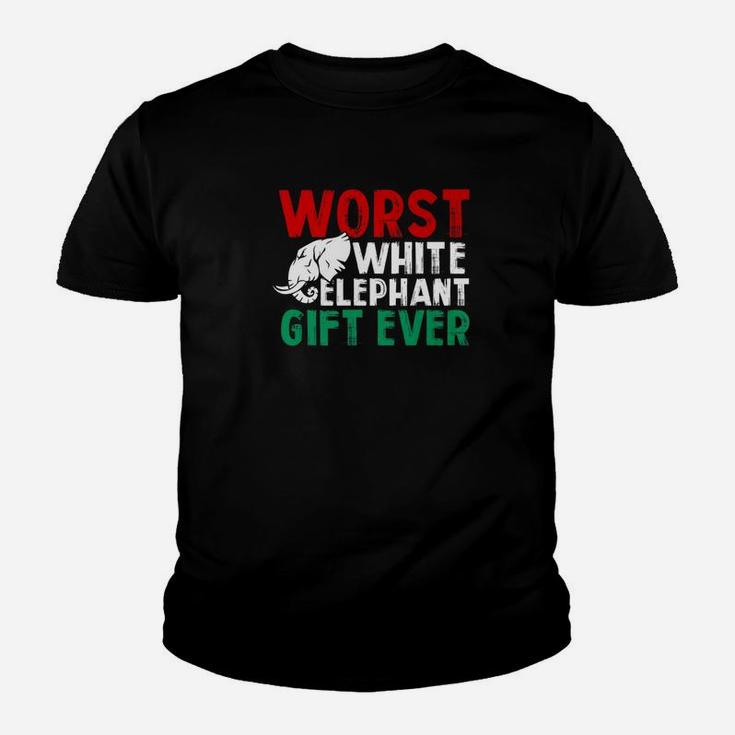 Worst White Elephant Gift Ever Christmas Holiday Kid T-Shirt