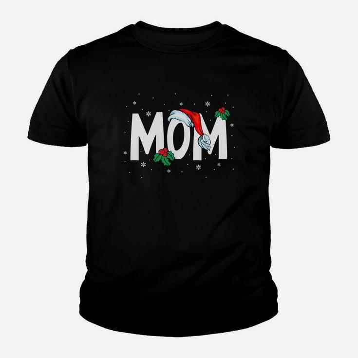 Xmas Mom Santa Hat Best Gifts For Mom Christmas Kid T-Shirt