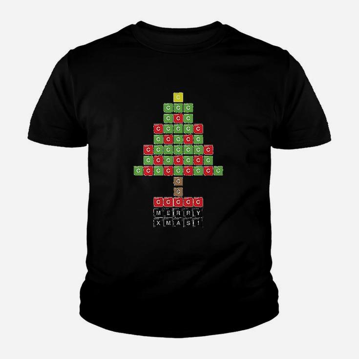Xmas Science Christmas Tree Xmas Science Kid T-Shirt