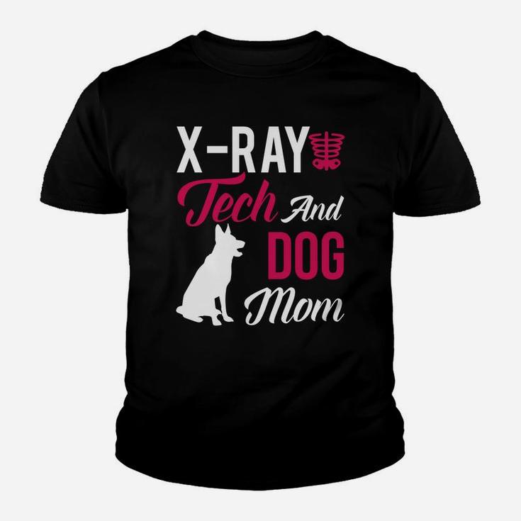 Xray Tech Xray Tech And Dog Mom Kid T-Shirt