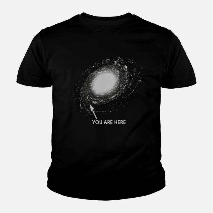 You Are Here Shirt Space Galaxy Universe T Shirt Youth T-shirt