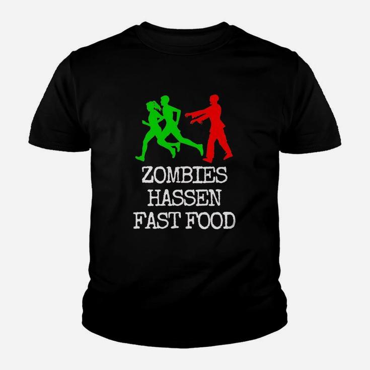 Zombies Hassen Fast Food Sonderedition Kinder T-Shirt