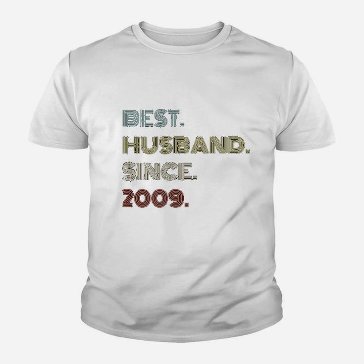 12th Wedding Anniversary Gift Best Husband Since 2009 Kid T-Shirt
