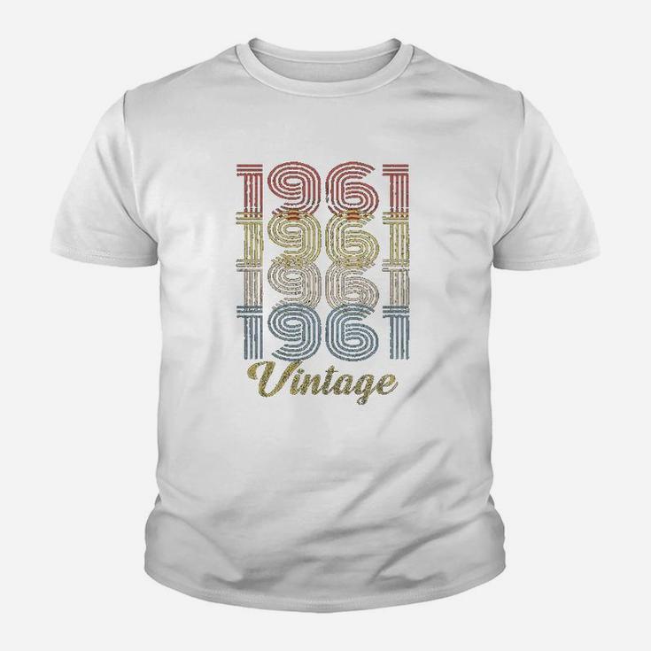 60th Birthday Retro Birthday 1961 Vintage  Kid T-Shirt
