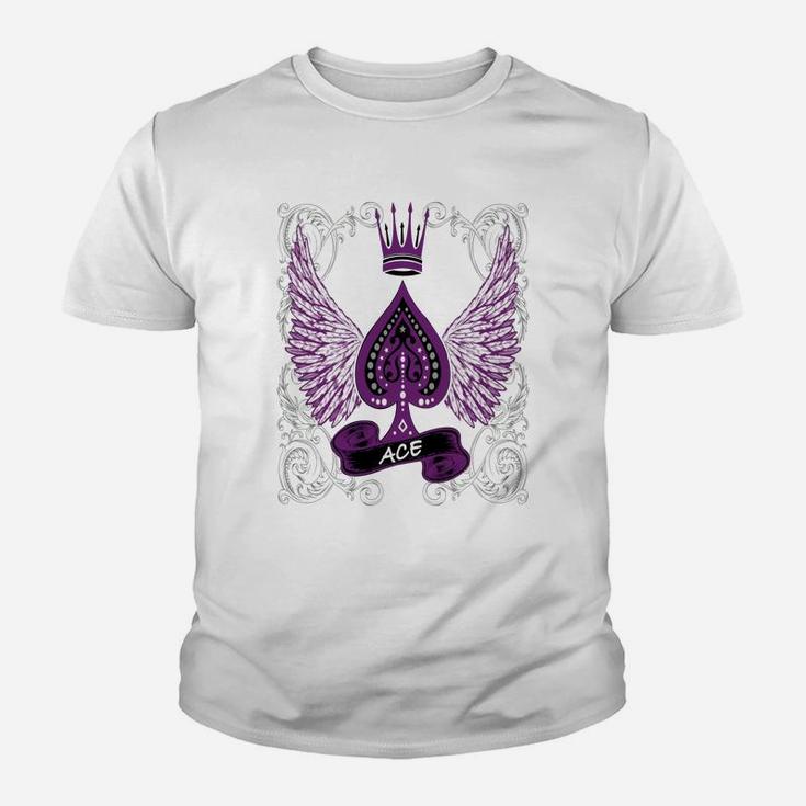 Ace Ornate Lgbt Asexual Pride T-shirts Kid T-Shirt