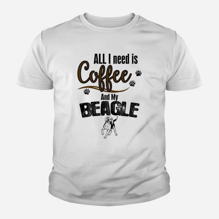 All I Need Is Coffee And My Beagle Kid T-Shirt