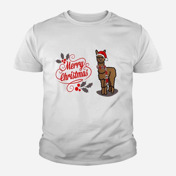 Alpaka Christmas Edition Kinder T-Shirt