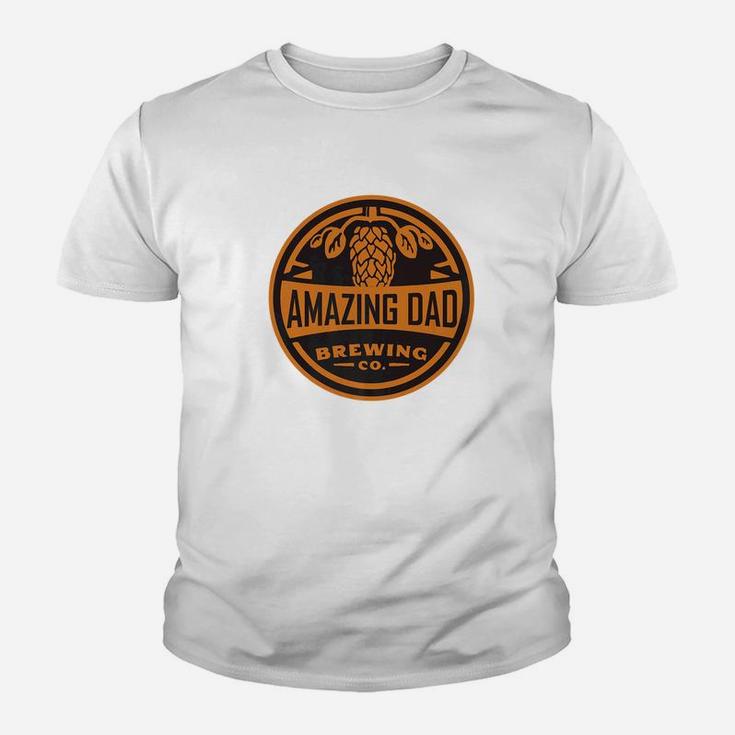 Amazing Dad Brewing Company Dads Fathers Day Shirt Kid T-Shirt