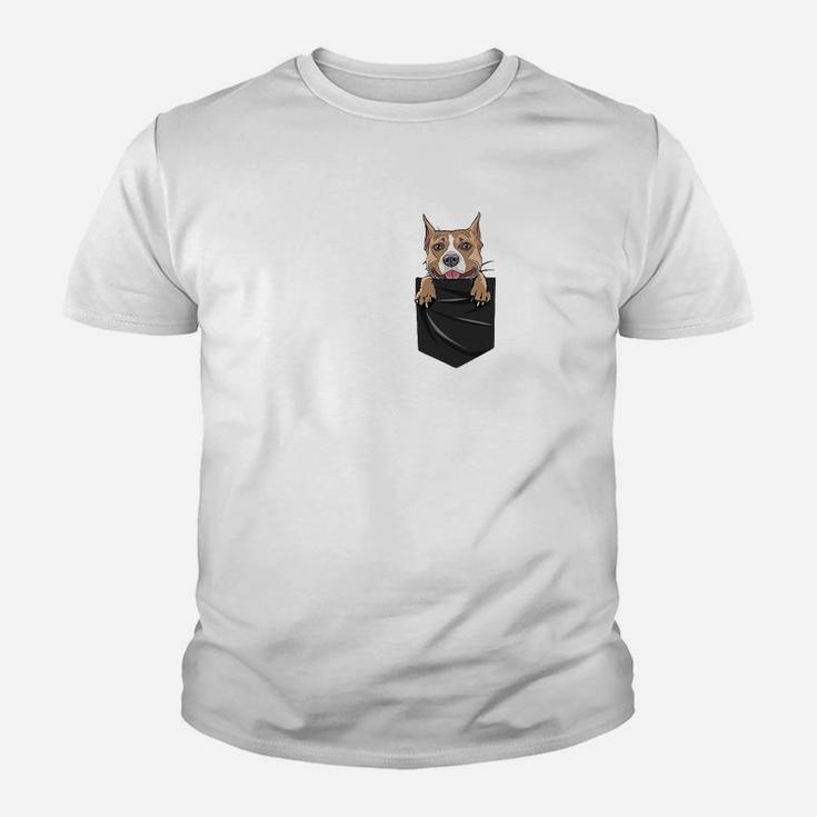 American Staffordshire Terrier Tasche Kinder T-Shirt