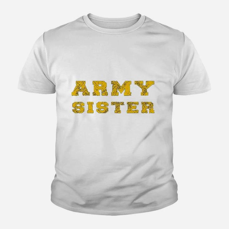 Army Proud Army Sister Kid T-Shirt
