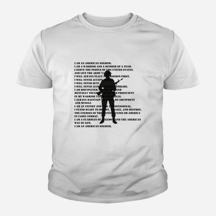 Army Soldier Creed Mug Kid T-Shirt
