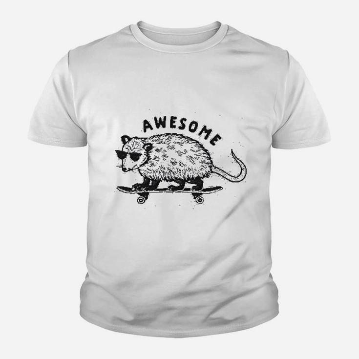 Awesome Possum Funny Cool 90s Retro Animal Lover Kid T-Shirt