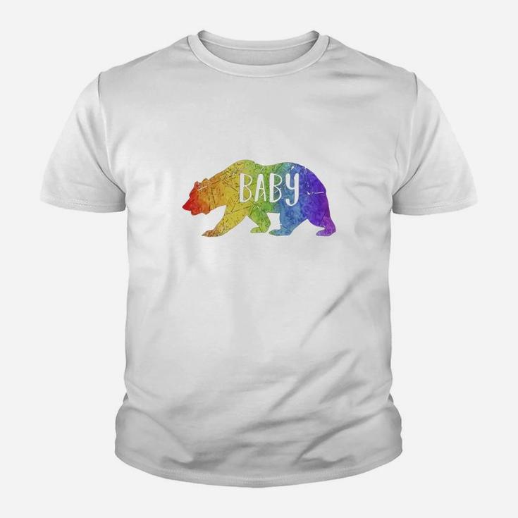 Baby Bear Rainbow Lgbt T-shirt - Lesbian Gay Pride Gift Kid T-Shirt